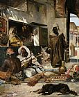 Gyula Tornai An Arms Merchant in Tangiers painting